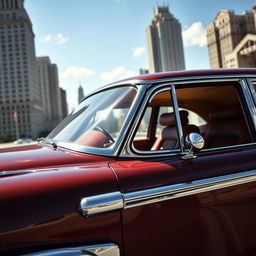 A vintage Chrysler Crown Imperial, showcasing its classic, luxurious design