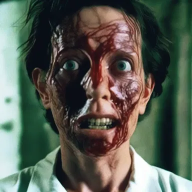The protagonist in the horror movie experienced acute pyelonephritis as a result of the spread of a bladder infection, which added to the suspense and terror.
