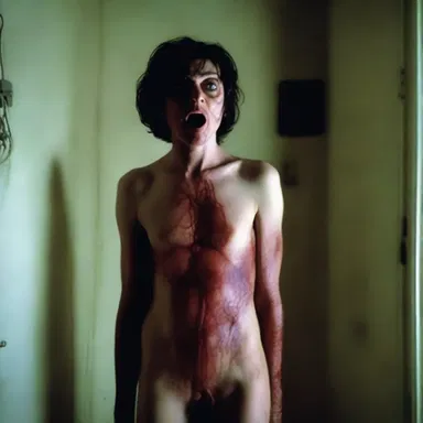 The protagonist in the horror movie experienced acute pyelonephritis as a result of the spread of a bladder infection, which added to the suspense and terror.