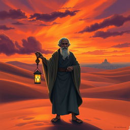 A respectful and evocative illustration representing the trials endured by the Prophet Muhammad, highlighting his strength and perseverance