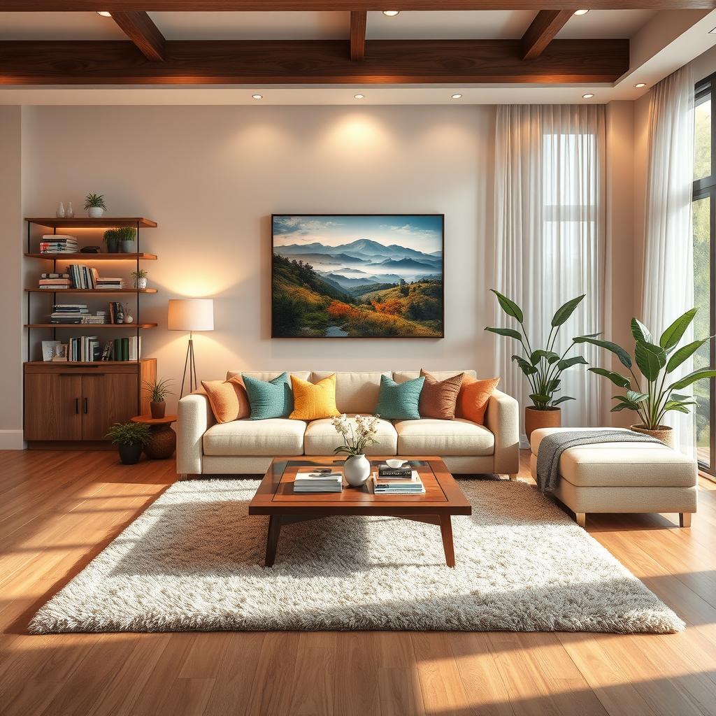 Cozy Modern Living Room Interior Design Ideas