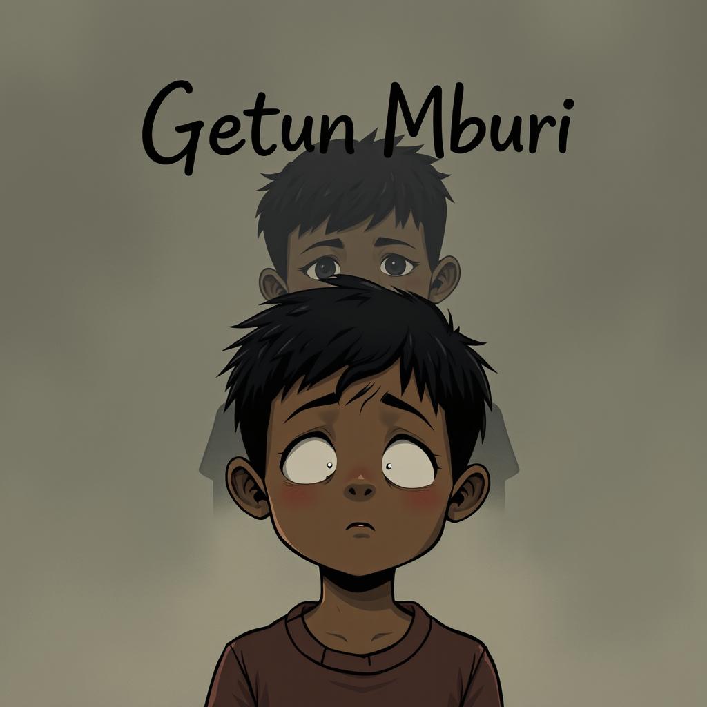A cover design featuring a sad background that reflects a melancholic atmosphere