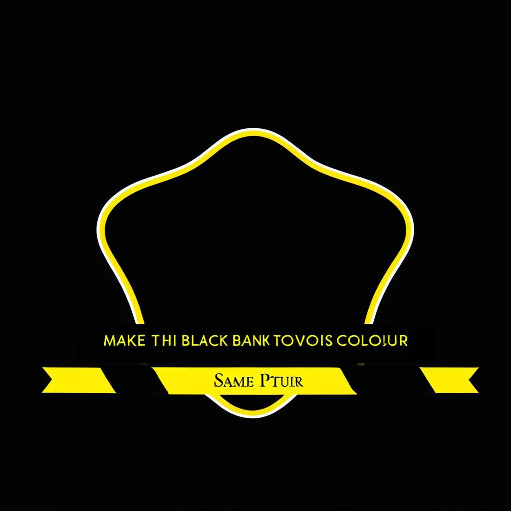 Make this black blank to yellow colour same yellow to this picture