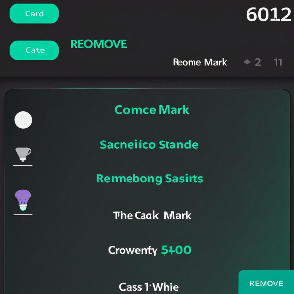 Reomove white mark