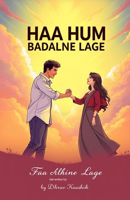 An illustration depicting a man and a woman shaking hands, symbolizing connection and collaboration