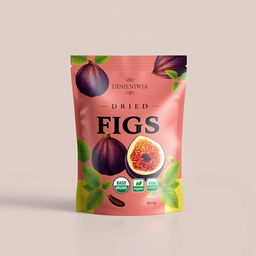 A beautifully designed package for dried figs intended for export to Germany