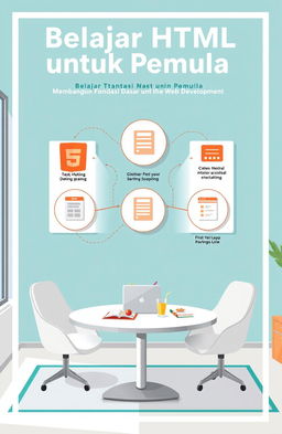 Belajar HTML untuk Pemula: Membangun Fondasi Dasar untuk Web Development, menyajikan panduan untuk pemula dalam memahami HTML