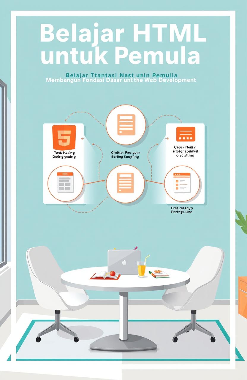 Belajar HTML untuk Pemula: Membangun Fondasi Dasar untuk Web Development, menyajikan panduan untuk pemula dalam memahami HTML