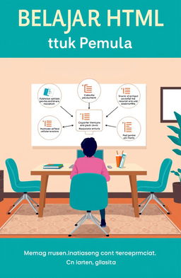 Belajar HTML untuk Pemula: Membangun Fondasi Dasar untuk Web Development, menyajikan panduan untuk pemula dalam memahami HTML