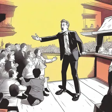The comedian resorted to ad hominem attacks to get cheap laughs from the crowd.