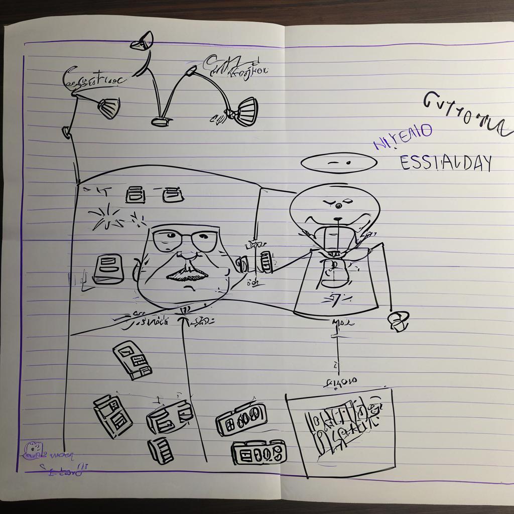 Make this idea into Caricature Cartoon
