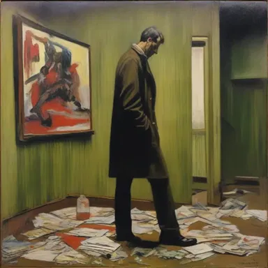 The artist's ad hominem style of painting emphasized the expression of personal emotions rather than capturing the objective reality.