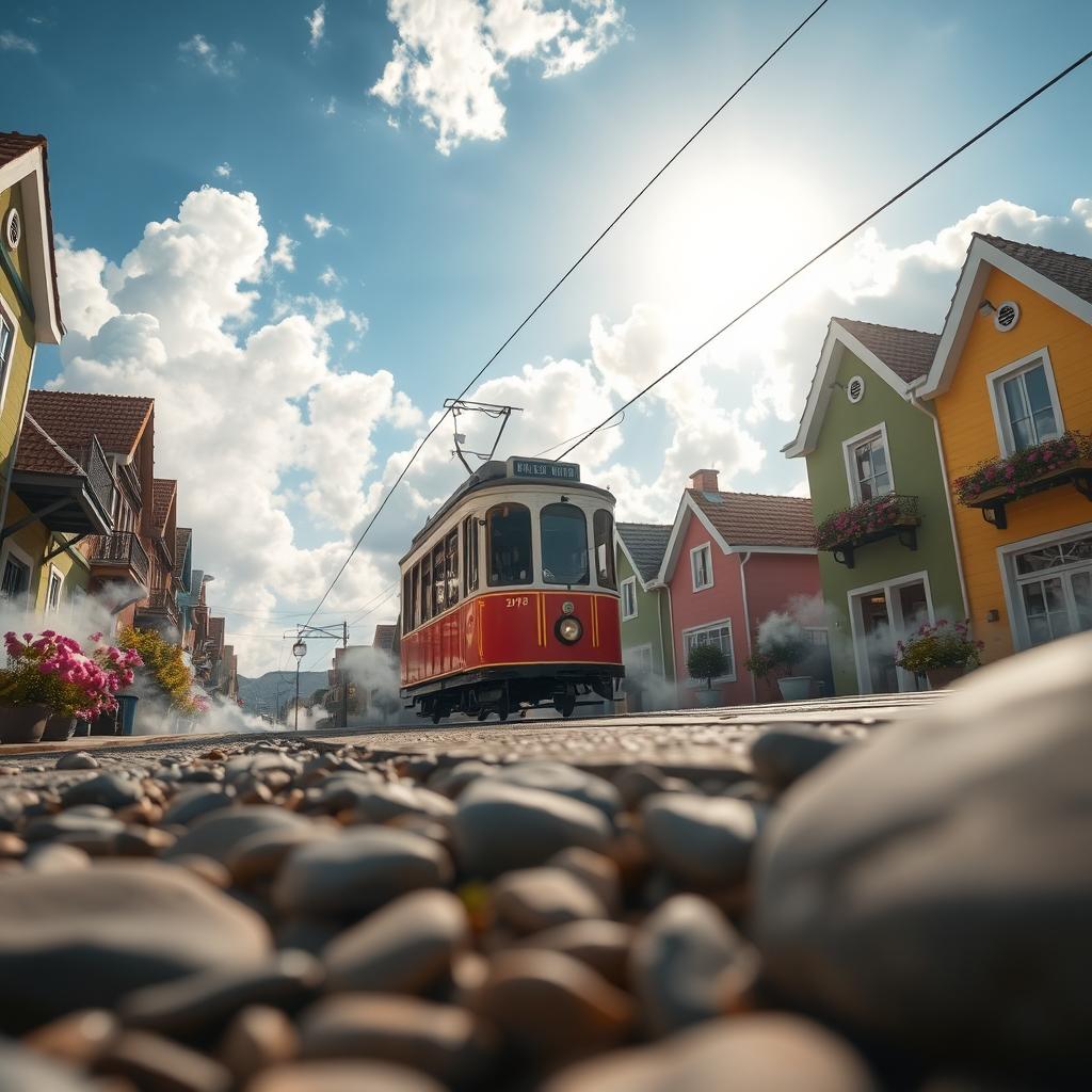 Glide Through Dreams: The Enchanting Tram Ride