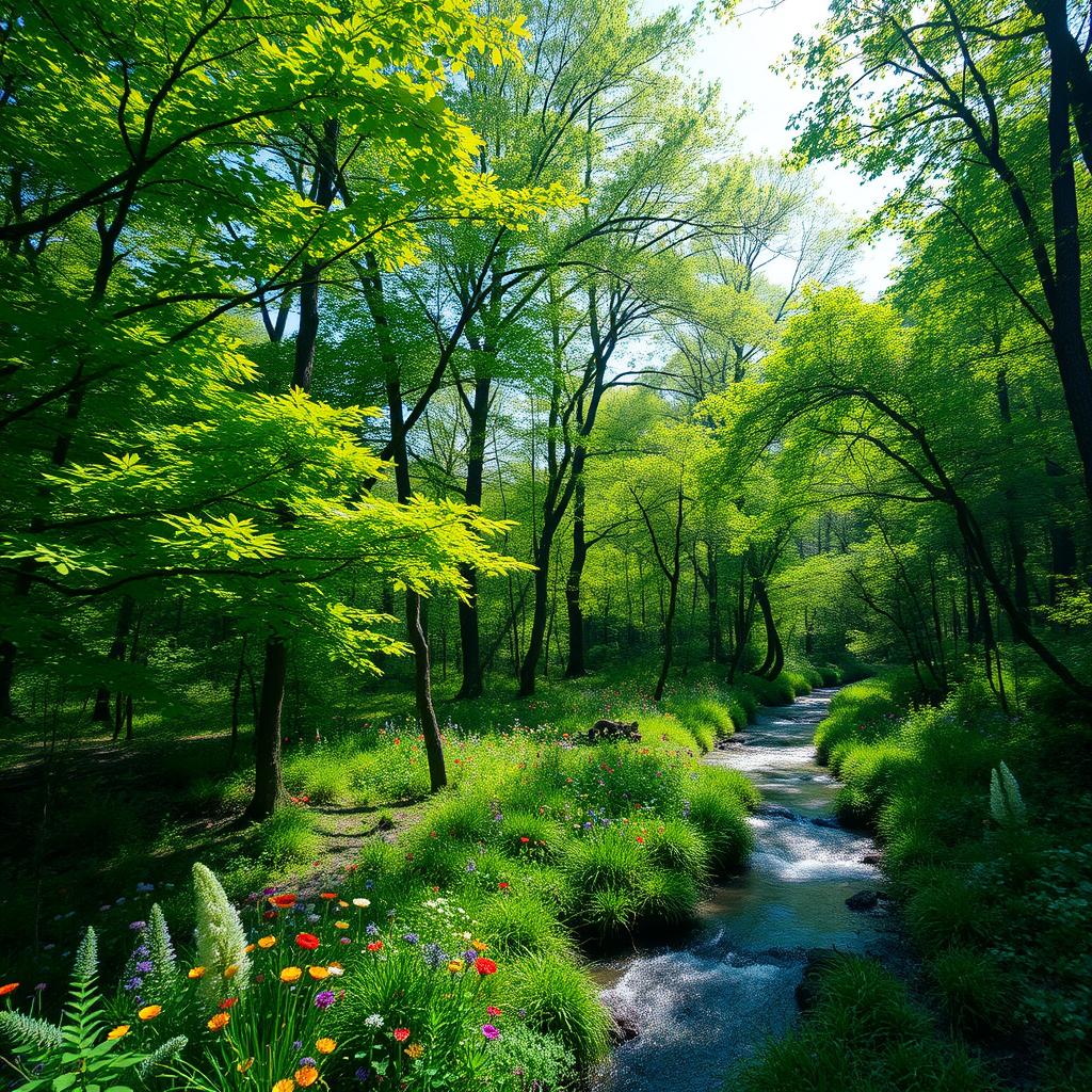 A visually striking image featuring an ethereal forest background