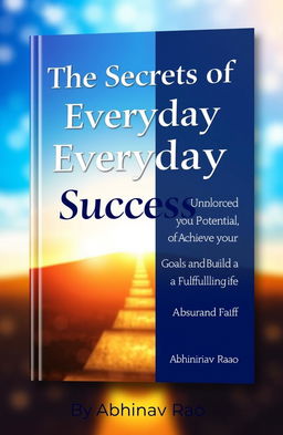 A visually engaging book cover featuring the title 'The Secrets of Everyday Success' prominently on the front