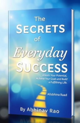 A visually engaging book cover featuring the title 'The Secrets of Everyday Success' prominently on the front