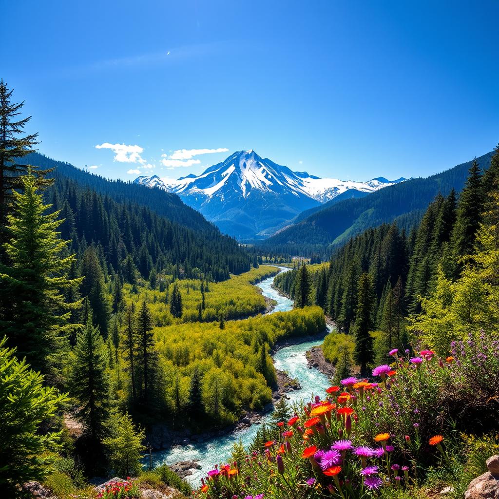 A vibrant and inspiring Facebook cover photo that captures the essence of adventure and nature