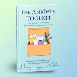 A realistic and professional book cover design for 'The Anxiety Toolkit: Practical Strategies for Everyday Life'