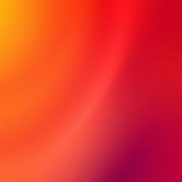 A vibrant Facebook cover image featuring a beautiful gradient blend of red and orange colors