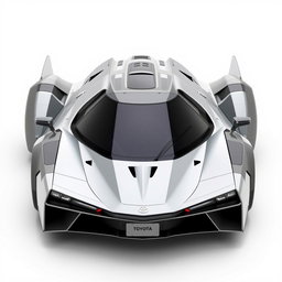 A futuristic spaceship inspired by the design of a Toyota AE86, showcasing sharp lines and the distinct boxy silhouette of the classic car