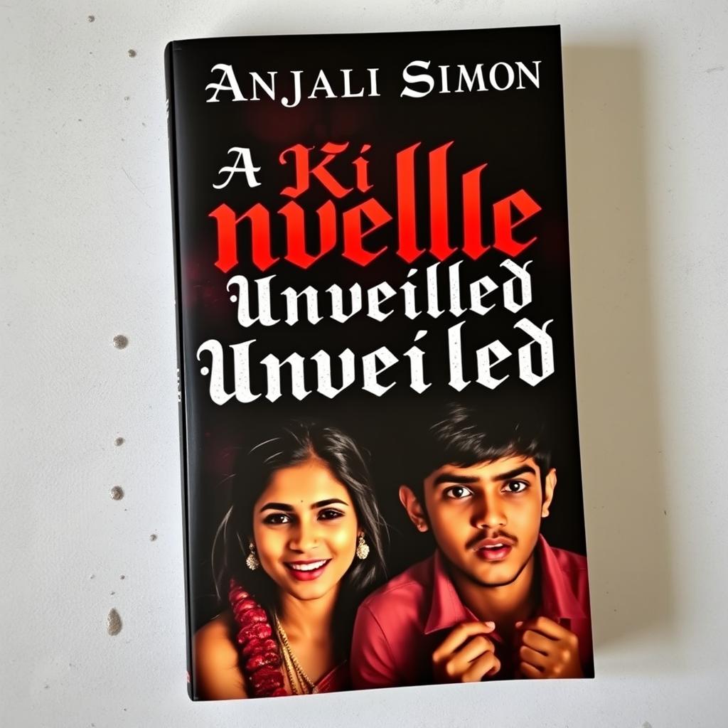 A book cover for the title 'A Killer Unveiled' by 'Anjali Simon'