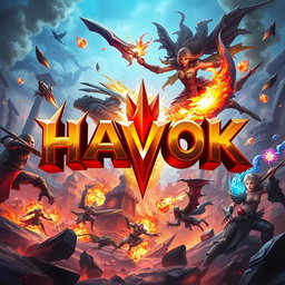 A dynamic and immersive gaming scene featuring an intense battle between fantasy warriors in a vivid fantasy world