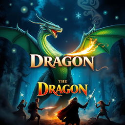 An enchanting movie poster that captures the essence of a magical realm