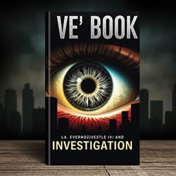 A captivating book cover featuring a large, detailed eye as the central focus