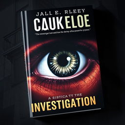 A captivating book cover featuring a large, detailed eye as the central focus