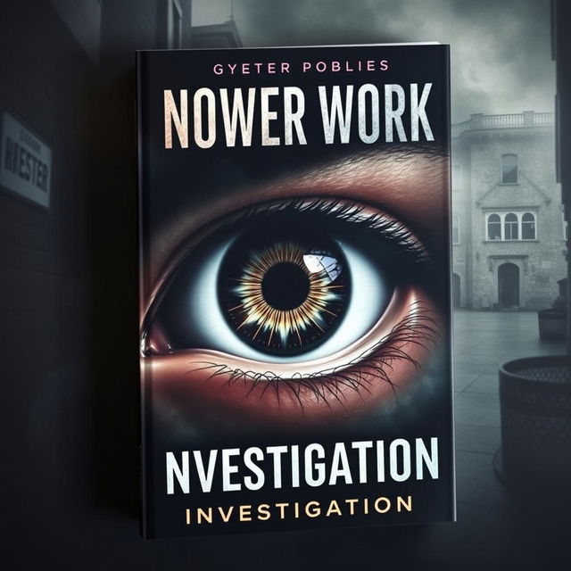 A captivating book cover featuring a large, detailed eye as the central focus