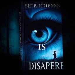 A captivating book cover featuring a large, striking iris eye that dominates the design