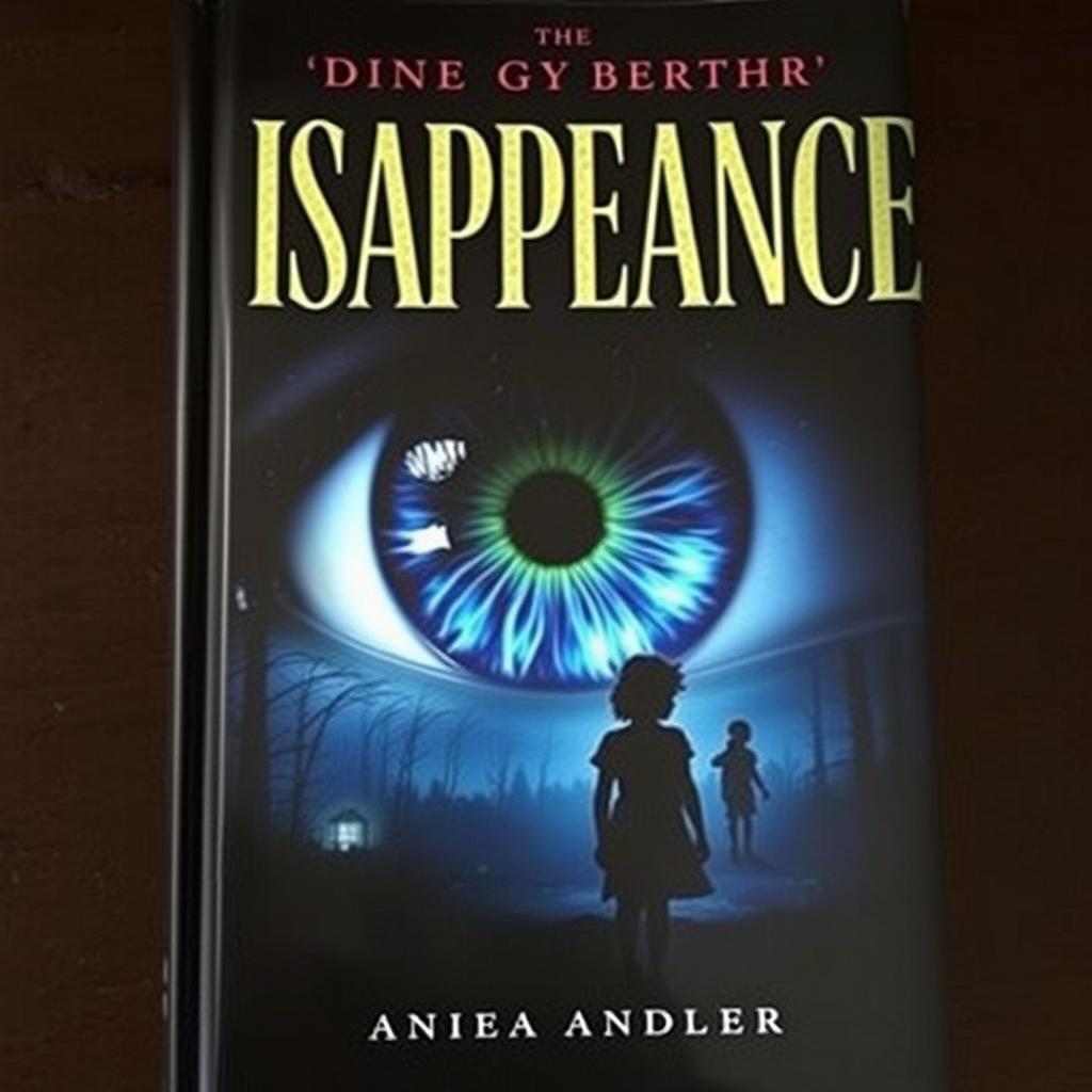 A captivating book cover featuring a large, mesmerizing iris eye as the focal point