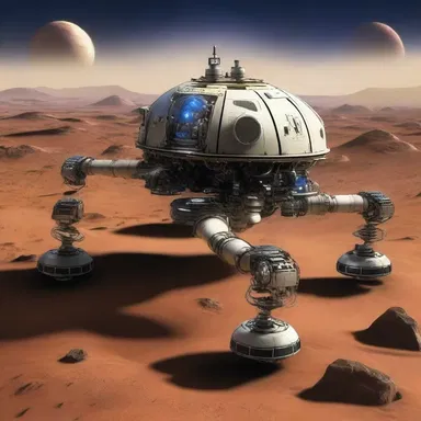 In the distant future, an advanced civilization developed a robotic adder to perform complex calculations on other planets.