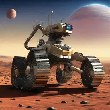In the distant future, an advanced civilization developed a robotic adder to perform complex calculations on other planets.
