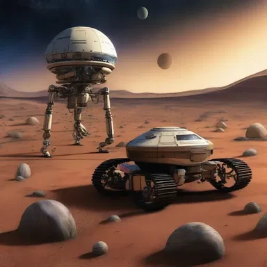 In the distant future, an advanced civilization developed a robotic adder to perform complex calculations on other planets.
