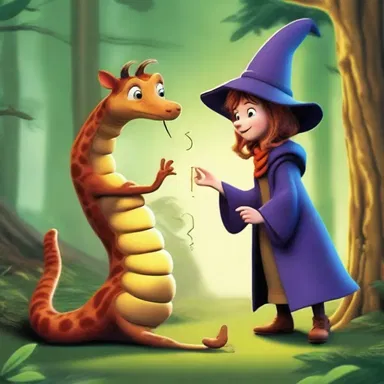 In a land of magic and mythical creatures, a young wizard discovers a magical adder who can solve mathematical equations with a flick of its tail.