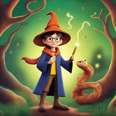 In a land of magic and mythical creatures, a young wizard discovers a magical adder who can solve mathematical equations with a flick of its tail.