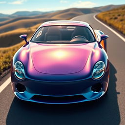 A stunning car design that combines classic and modern aesthetics