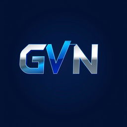 A stunning and modern logo design for the brand 'GVN'