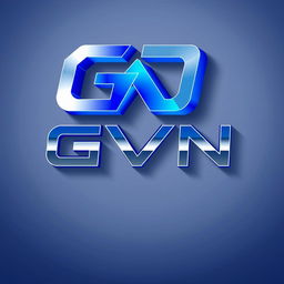 A stunning and modern logo design for the brand 'GVN'