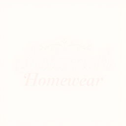 An aesthetic text design featuring the words 'Salamah Homewear'