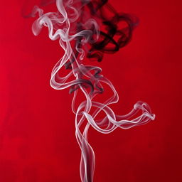 A striking background featuring a deep red canvas, richly textured with shades of dark crimson