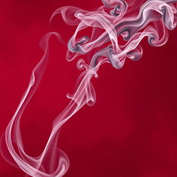 A striking background featuring a deep red canvas, richly textured with shades of dark crimson