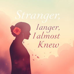 Create a poignant and evocative book cover for the title 'Stranger, I Almost Knew'
