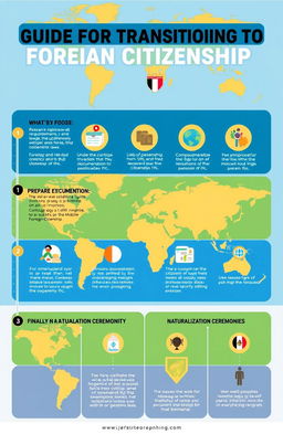 A detailed infographic titled 'Guide for Transitioning to Foreign Citizenship'