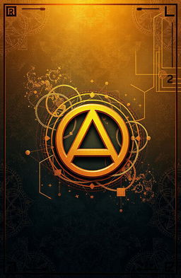 A visually striking image of a golden paradox symbol positioned at the bottom of the frame, with intricate thematic textures that suggest complexity and depth