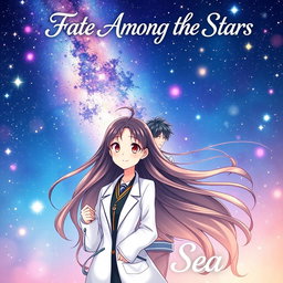A romantic book cover featuring two animated characters in a Manhua style