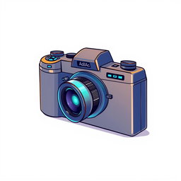 An illustrated product design inspired by the provided photo, featuring sleek lines, vibrant colors, and a clean, minimalistic background