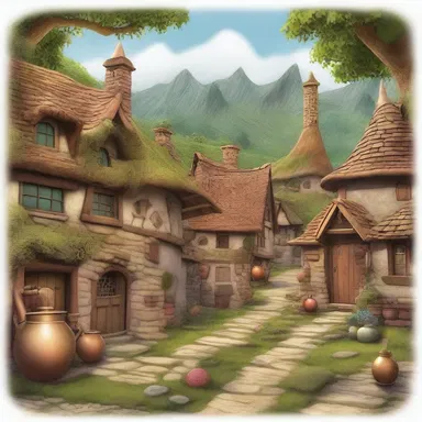 In the magical fantasy world, there was a village full of addle-heads who constantly mixed up spells and potions.