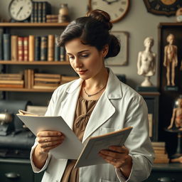 A detailed portrait of Dr